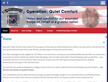 Tablet Screenshot of operationquietcomfort.org